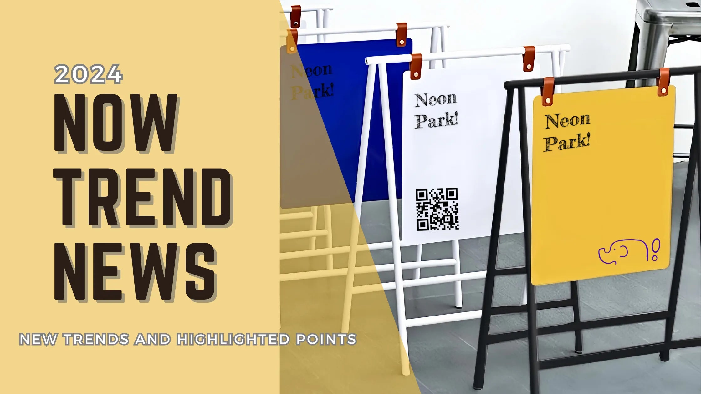 映えるインテリア】ステンレス看板＆スタンド看板が新しいトレンド