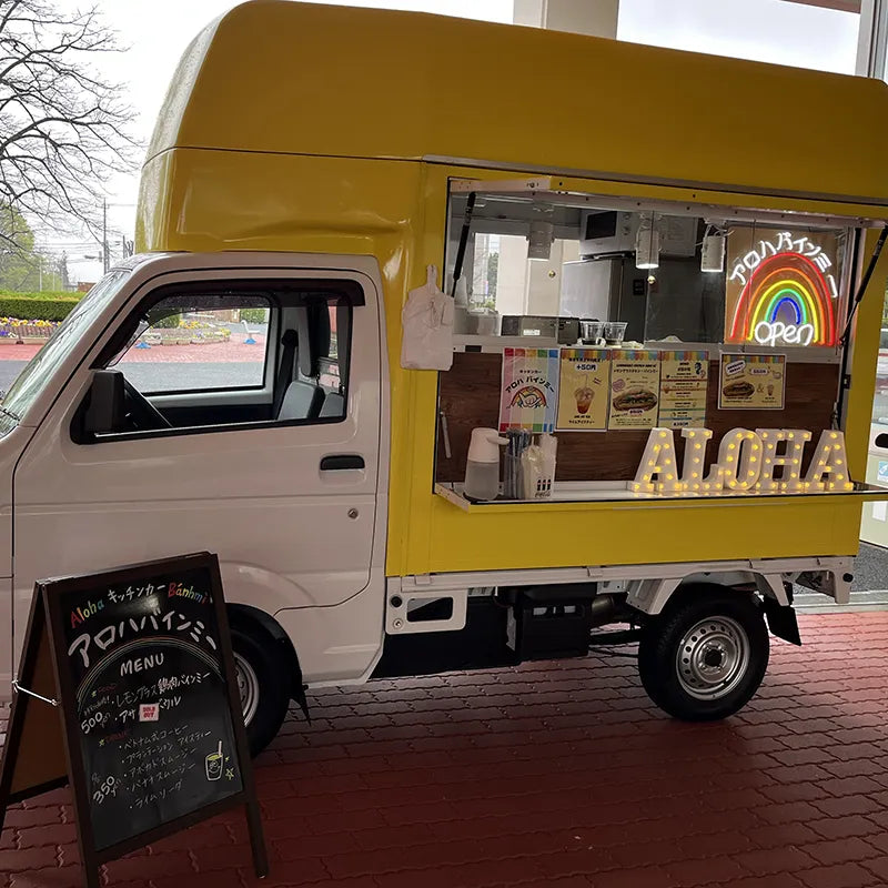 キッチンカーのネオンサイン看板