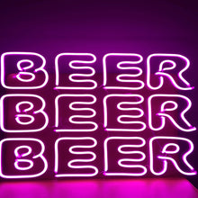 Load image into Gallery viewer, BEERBEERBEER-neonsign