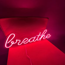 Load image into Gallery viewer, breatheのネオンサイン看板