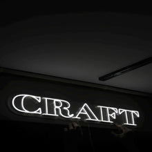 画像をギャラリービューアに読み込む, CRAFTのネオンサイン