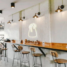 画像をギャラリービューアに読み込む, チマチョゴリ_韓国_ネオンサイン_치마초고리