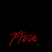 画像をギャラリービューアに読み込む, Pizza ピザのネオン看板