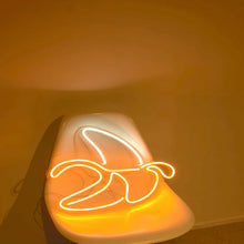 画像をギャラリービューアに読み込む, バナナのネオンサイン