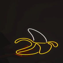 画像をギャラリービューアに読み込む, バナナのネオンサイン