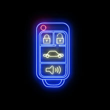 画像をギャラリービューアに読み込む, 車のキー_ネオンサイン