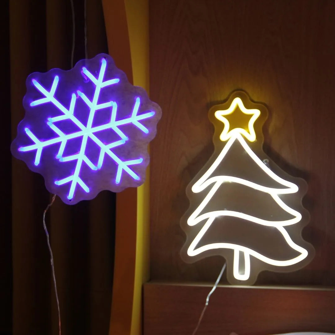 クリスマスツリー(白) ☓ 店舗 ☓ ネオンサイン – ネオンサイン クリスマスツリー(白) ☓ 店舗 ☓ ネオンサイン – ネオンサイン