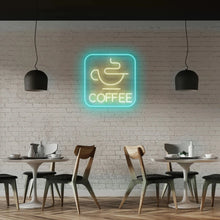 画像をギャラリービューアに読み込む, カフェ_コーヒー_ネオンサイン