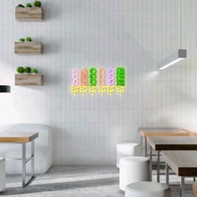 画像をギャラリービューアに読み込む, 韓国フルーツ飴の店舗ネオンサイン