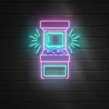 画像をギャラリービューアに読み込む, ゲームセンター_ネオンサイン