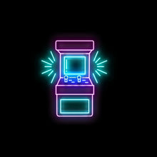 画像をギャラリービューアに読み込む, ゲームセンター_ネオンサイン