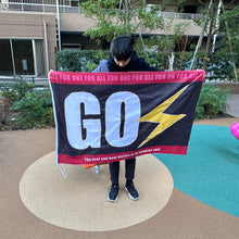 画像をギャラリービューアに読み込む, GO_光る横断幕