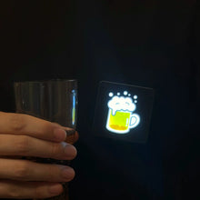 画像をギャラリービューアに読み込む, 光るワッペンービールデザインーイベントスタッフ