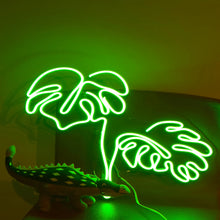 Load image into Gallery viewer, 観葉植物のネオンサイン