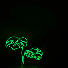 Load image into Gallery viewer, 観葉植物のネオンサイン