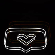 画像をギャラリービューアに読み込む, いいね!のネオンサイン