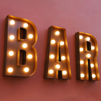 BAR マーキーライトサイン