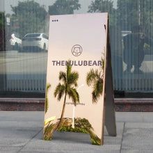 Load image into Gallery viewer, カフェのミラー看板のローズゴールド