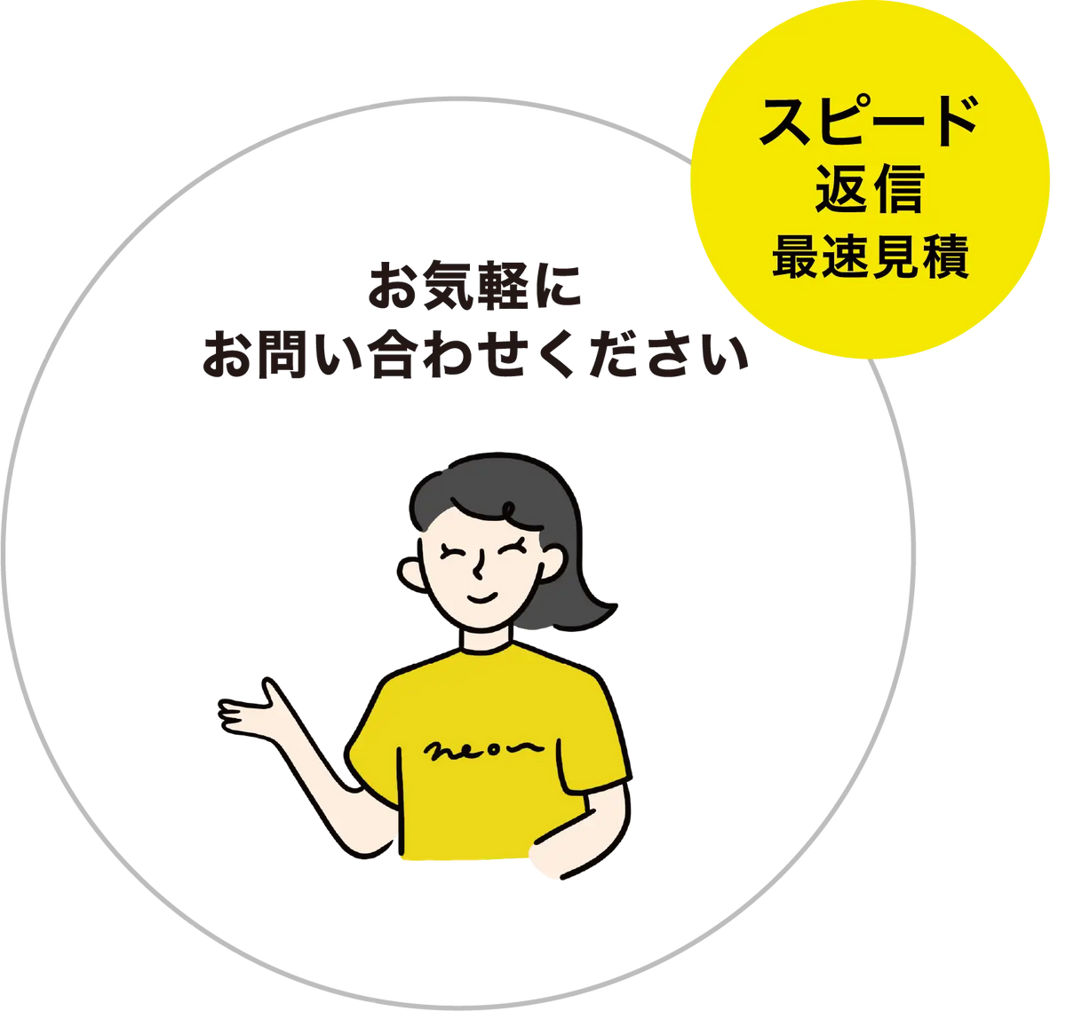 ネオンサインの最速見積・スピード返信