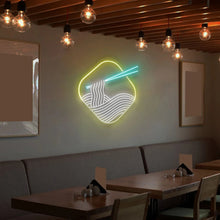 Load image into Gallery viewer, 麺のネオンサイン