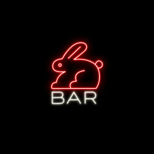 Load image into Gallery viewer, ウサギのバーのネオンサイン
