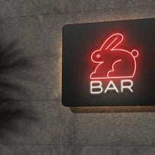 Load image into Gallery viewer, ウサギのバーのネオンサイン