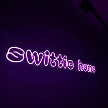 画像をギャラリービューアに読み込む, swittie homeのネオンサイン