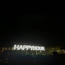 画像をギャラリービューアに読み込む, HAPPYHOURのネオンサイン看板
