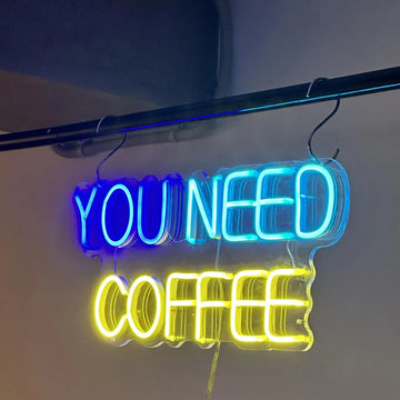 ネオンサイン　coffee/カフェ/コーヒー LED ネオンサイン コーヒー coffee 喫茶店 USB電源 ネオンライト