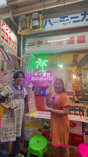 お店の2F・3Fもお客様に気づいてもらえるように！ アジア食堂