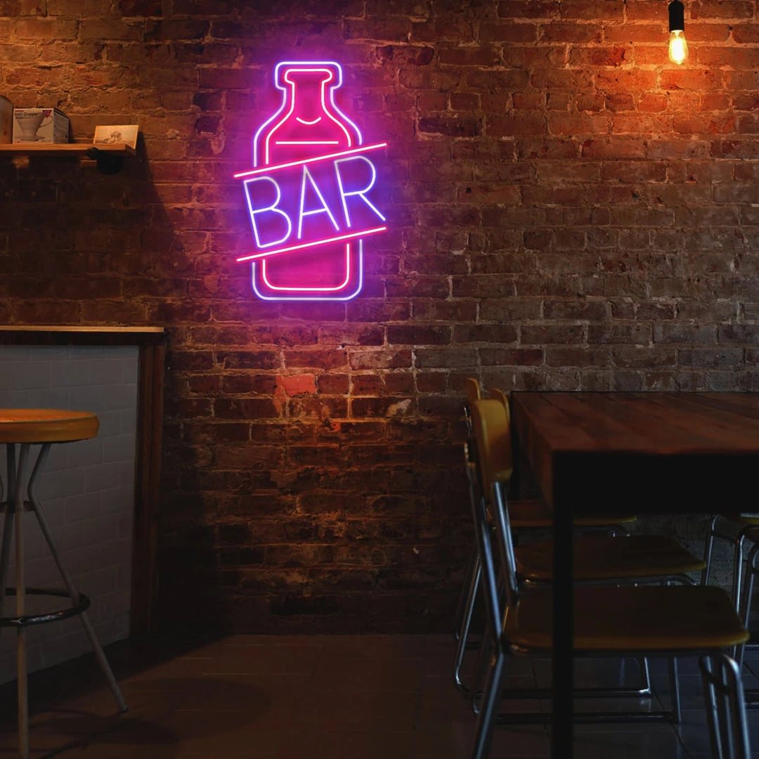 オーダーメイド可能　間接照明　BAR バー　ネオンサイン　neon sign Amazon.co.jp: バーネオンサイン BARネオンライトサイン USB