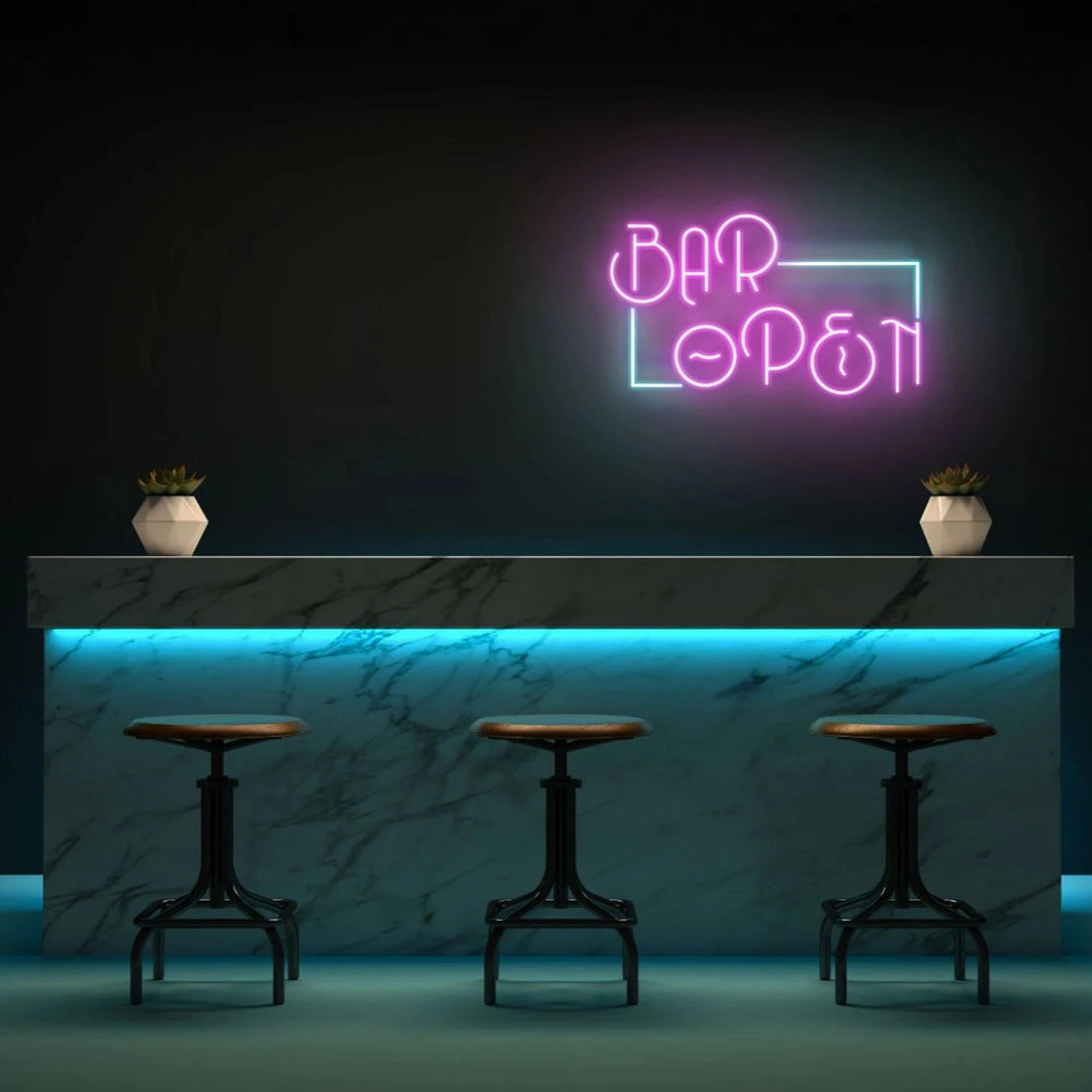 ネオンサイン　オーダーメイド　看板　OPEN　ネオン管　BAR バー オリジナル BAR OPEN ☓ バー ☓ ネオンサイン – ネオンサイン（ライト