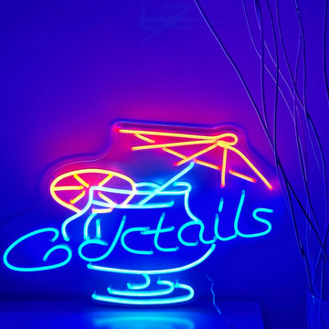 cocktails(カクテル) ☓ バー ☓ ネオンサイン – ネオンサイン(ライト cocktails(カクテル) ☓ バー ☓ ネオンサイン – ネオンサイン(ライト