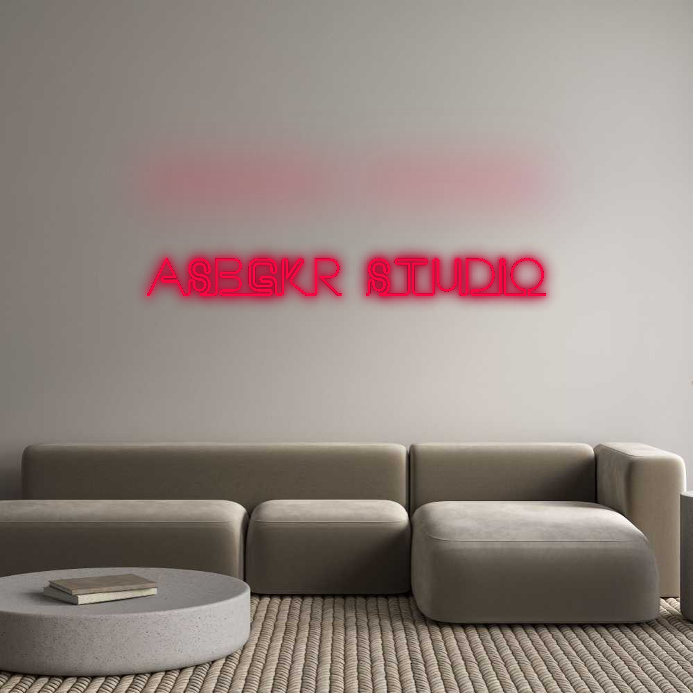 Custom Neon: ASBGKR STUDIO
