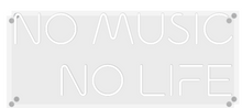 画像をギャラリービューアに読み込む, Custom Neon: NO MUSIC 
NO...
