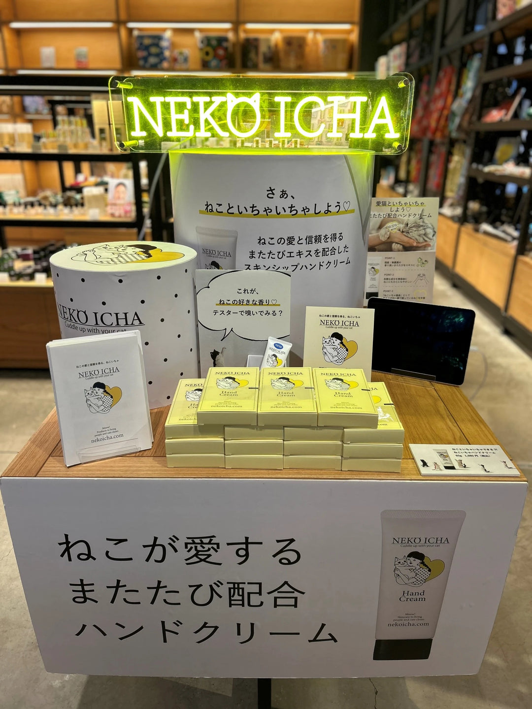 ねこファーストなPOPUPストアで、場所貸主も喜ぶ集客力！ネオンは