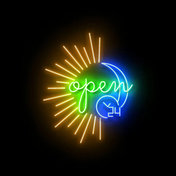 24時間営業 ☓ OPEN ☓ ネオンサイン – ネオンサイン(ライト・看板 24時間営業 ☓ OPEN ☓ ネオンサイン – ネオンサイン(ライト・看板