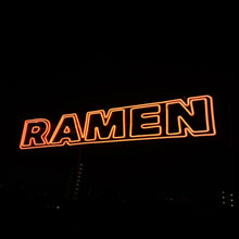 画像をギャラリービューアに読み込む, ラーメンRAMENのネオンサイン看板
