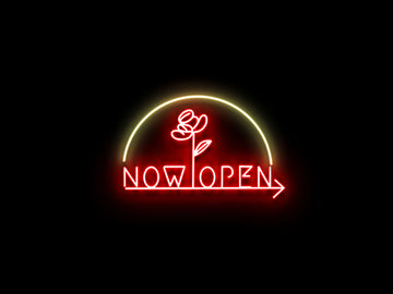 バラの花 ☓ OPEN ☓ ネオンサイン – ネオンサイン(ライト・看板)の バラの花 ☓ OPEN ☓ ネオンサイン – ネオンサイン(ライト・看板)の