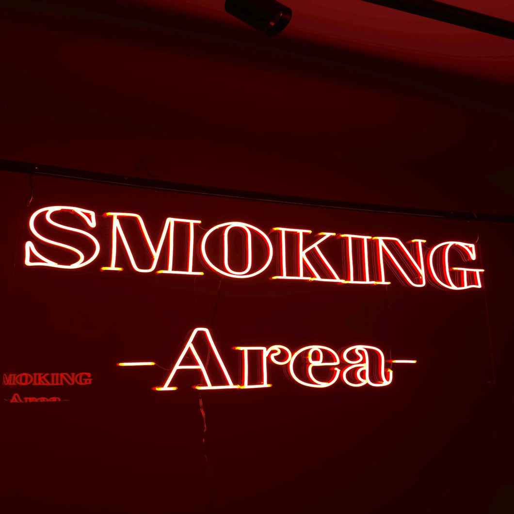 SMOKING AREA ☓ ネオンサイン