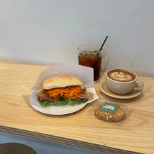 画像をギャラリービューアに読み込む, cafe tinno フードメニュー（コーヒー・クッキー・サンドウィッチ）
