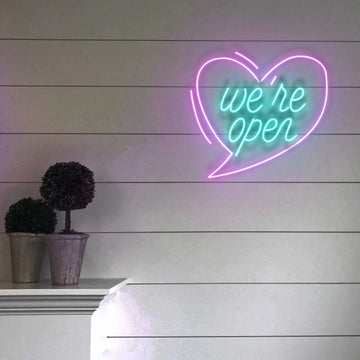 ハート ☓ OPEN ☓ ネオンサイン – ネオンサイン（ライト・看板）の