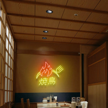 焼き鳥 ☓ 飲食店 ☓ ネオンサイン – ネオンサイン(ライト・看板)の 焼き鳥 ☓ 飲食店 ☓ ネオンサイン – ネオンサイン(ライト・看板)の